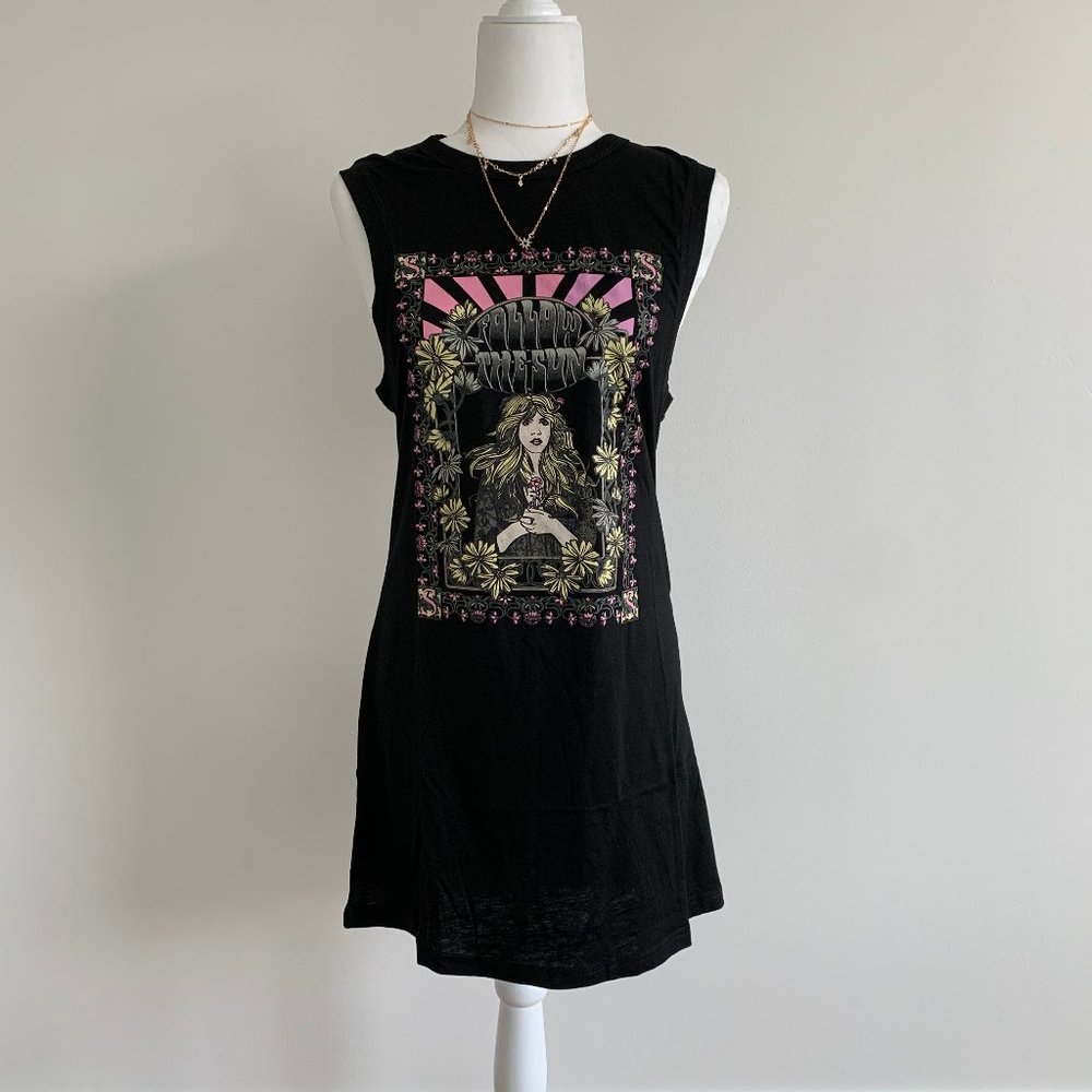 Stevie Nicks Cotton Casual Dress Size Medium - Picture 2 of 5